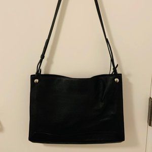 Rag & Bone Black Grained Leather Crossbody bag
